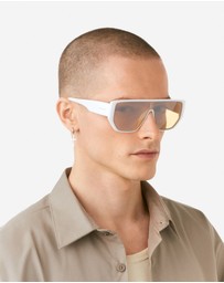 Hawkers Co - HAWKERS - White Mustard Eco METRO Sunglasses for Men and Women UV400