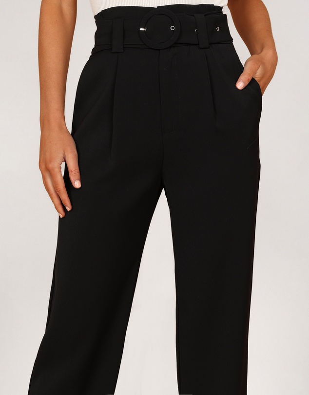 Petal & Pup - Kristina High Waisted Pants - Black