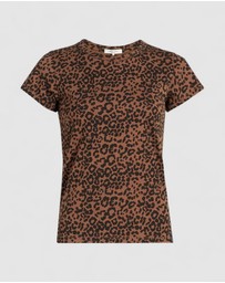 rag & bone - All Over Leopard Tee