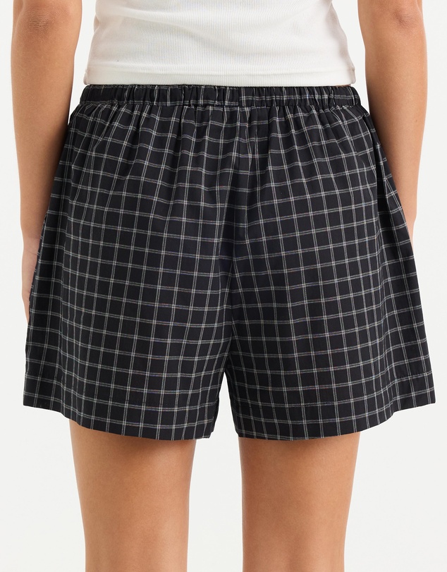 Calli - Lucy Drawstring Check Shorts