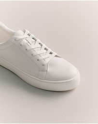 Trenery - Lyons Leather Sneaker in White