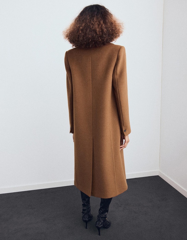 M.N.G - Double-Breasted Wool Coat
