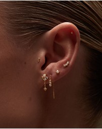 Kirstin Ash - Contour Topaz Studs