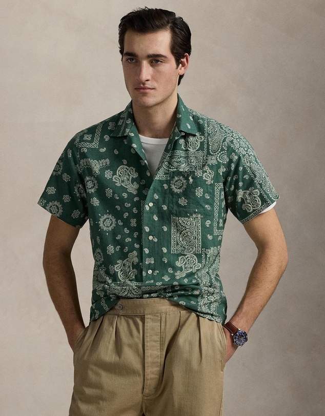 Polo Ralph Lauren - Classic Fit Bandanna-Print Camp Shirt