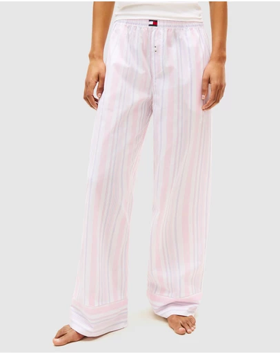 Tommy Hilfiger - Relaxed Wide Leg Pure Linen Trousers