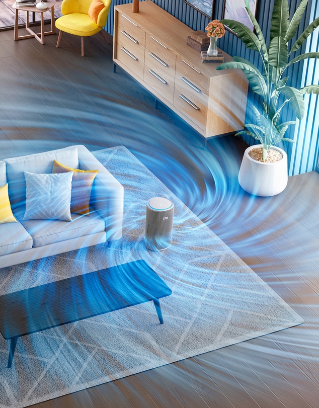 Philips - PureProtect Air Purifier 3200 Series for Large Rooms