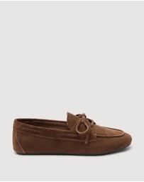 Assembly Label - Devon Suede Boat Shoes - Women's
