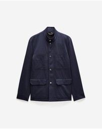 Calibre - Stand Collar Utility Jacket Navy