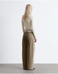 & Other Stories - Ruched Boatneck Top