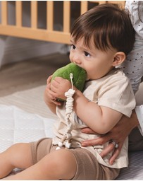 Living Textiles - 2 Pack Mini Market Brunch Stroller Toys - Avocado & Egg on Toast