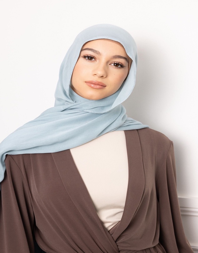 Mod Squad - Double Stitch Hijab- Sky