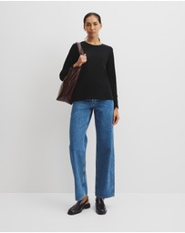 Country Road - Australian Good Earth Cotton Textured Slub T-shirt