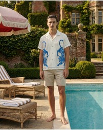 THE TALES - Crouching Tiger Cotton Shirt
