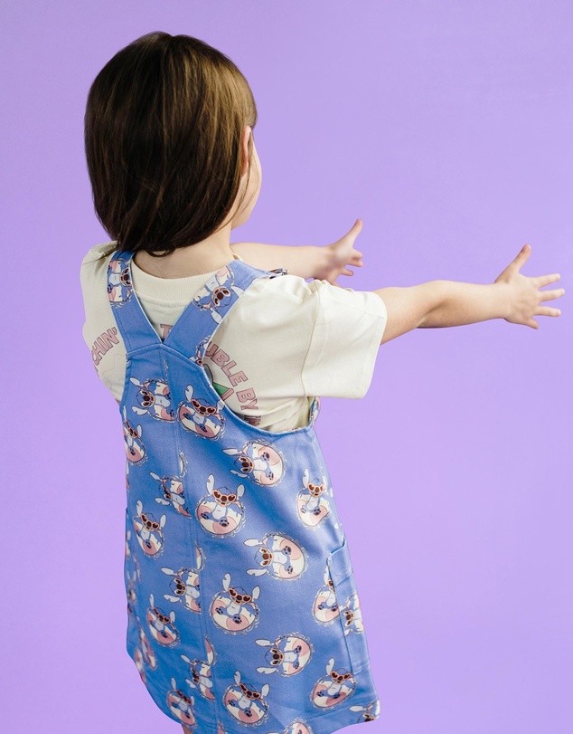 Rock Your Kid - Disney Lilo & Stitch Pinafore - ICONIC EXCLUSIVE - Kids-Teens