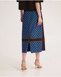 Oxford - Nora Stretch Midi Skirt