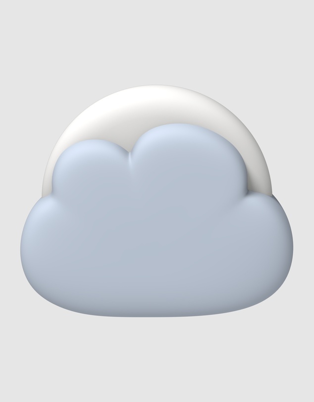 Kreafunk - Kreafunk Kids Cloudy Lamp - Cloudy Blue