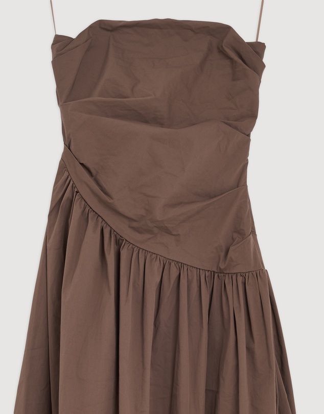 Revibe - Repaired AERE Kiera Strapless Midi Dress - AU 10