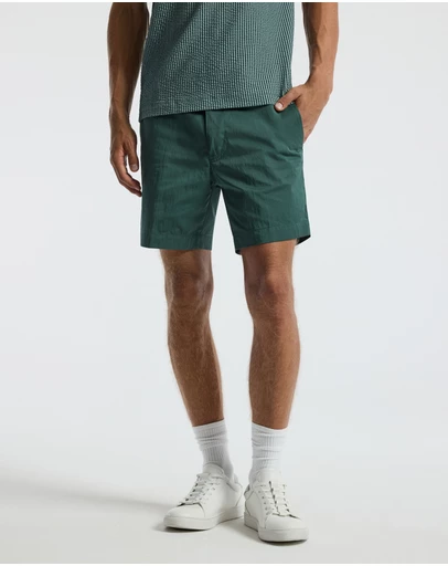 Calibre - Tech Cotton Shorts Sea Green