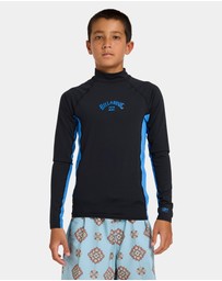 Billabong - Boys 8 to 16 Arch Long Sleeve Rash Vest