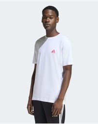 adidas Sportswear - I LIKE THE STRIPES GRAPHIC T-SHIRT Mens