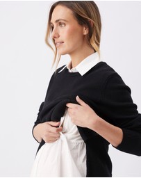 Ripe Maternity - Tori Detachable Nursing Knit