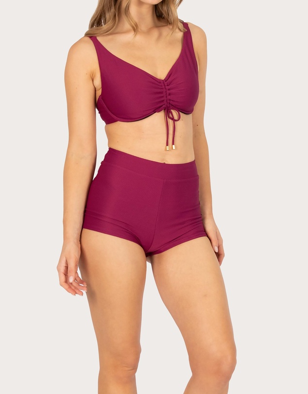 Baku Swimwear - Rococco High Waist Boyleg Bikini Bottom