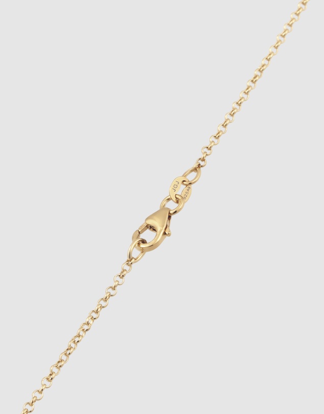 Elli Jewelry - Sideways Cross Pendant Necklace in Gold-Plated 925 Silver