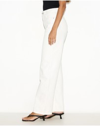 Dazie - Paris High Waisted Straight Leg Denim Jeans