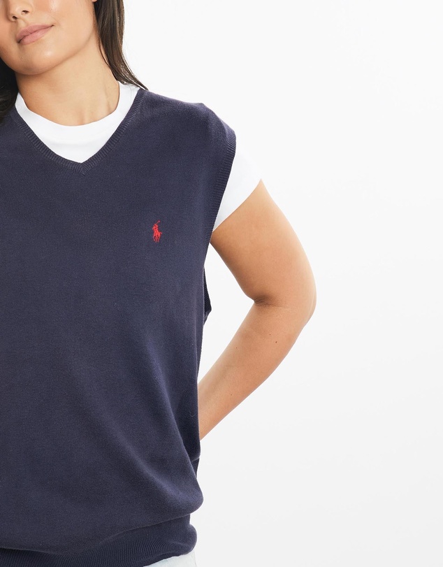 Vintage by The Real Deal - Pre Loved - Vintage 90s Polo Ralph Lauren Knit Sweater Vest