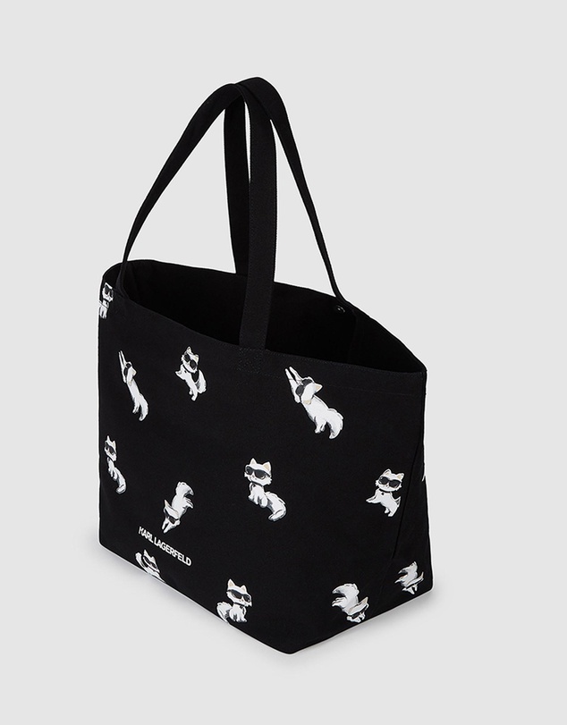 Karl Lagerfeld - Ikon Choupette All Over Print Tote Bag