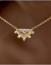 By Charlotte - Lotus Rain Necklace