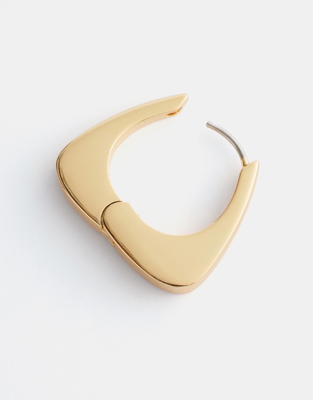 & Other Stories - Chunky Triangle Hoop Earrings