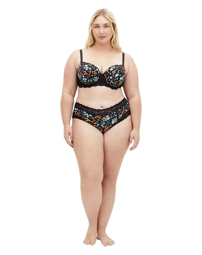City Chic - Hailey Cheeky Print Panty