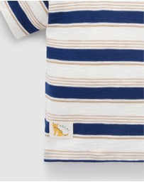 Purebaby - Striped Relaxed Tee -Kids-Babies