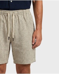 Academy Brand - Jeff Stripe Linen Short