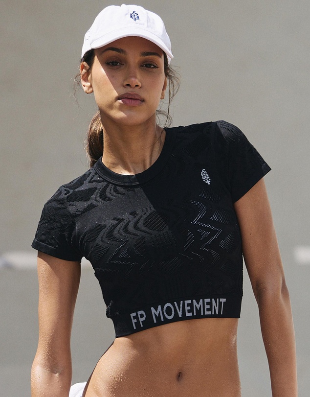 FP Movement by Free People - Run The Distance Baby Tee