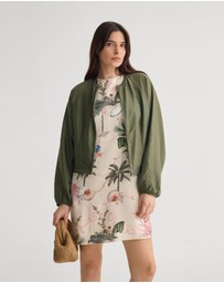 Oxford - Cindy Unlined Bomber Jacket