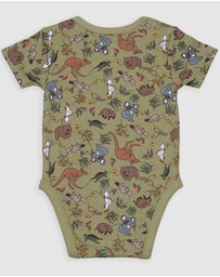B Free Intimate Apparel - 100% Organic Cotton Short Sleeve Baby Bodysuit - Baby & Toddler
