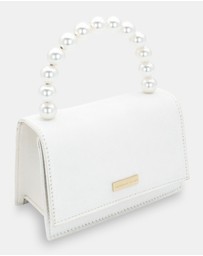 Morgan & Taylor - Melanie Top Handle Bag in White