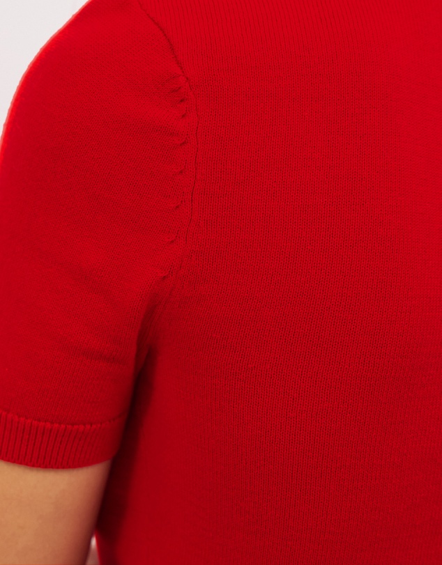 Calli - Melton Fitted Knit Tee