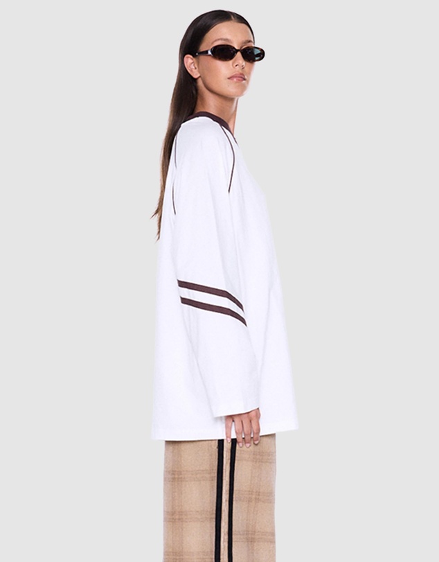 ENA PELLY - Marlie V-Neck LS Tee