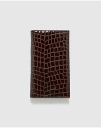 Nakedvice - The Salerno Coffee Croc Passport Wallet