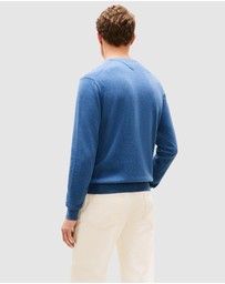 Tommy Hilfiger - Flag Embroidery Crew Neck Jumper
