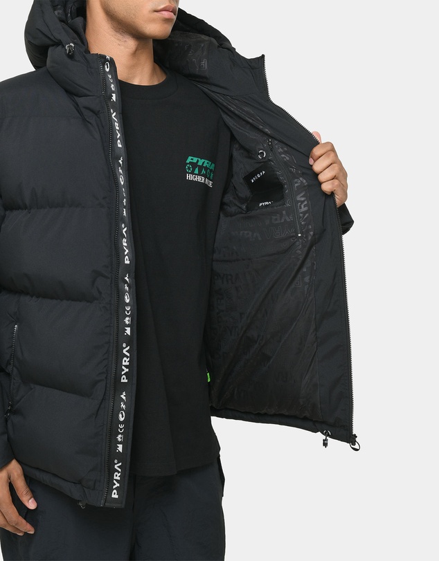 PYRA - Alpine Puffa Jacket Black