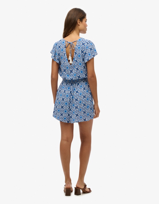 Superdry - Short Sleeve Printed Playsuit
