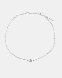 Kirstin Ash - Petite Birthstone Bracelet February Amethyst