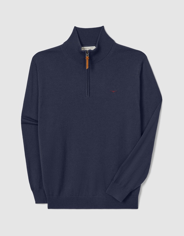 R.M.Williams - Ernest 1/4 Zip Merino Knit