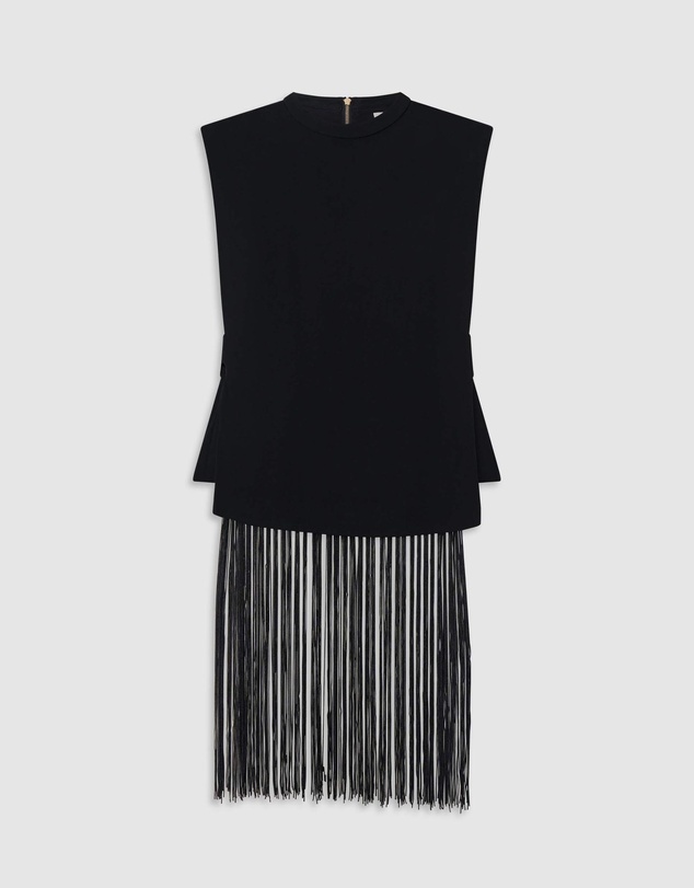 Oroton - Fringe Detail Top