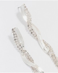 Lovisa - Silver Studs & Drop Cup Chain Earrings Multipack