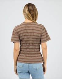 All About Eve - Zelena Knit Tee Coffee